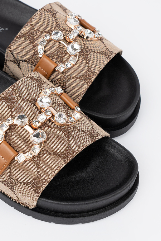 SchZuarz und-braune Farbe Hausschuhe...