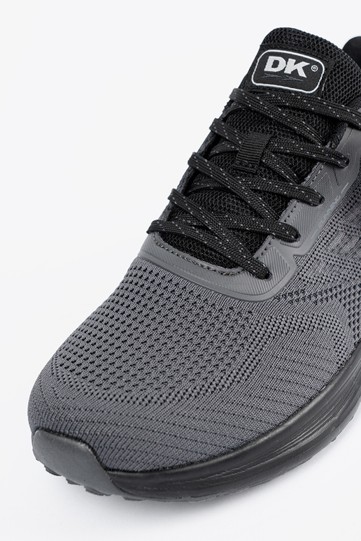 Schwarze Herren-Sportschuhe mit...