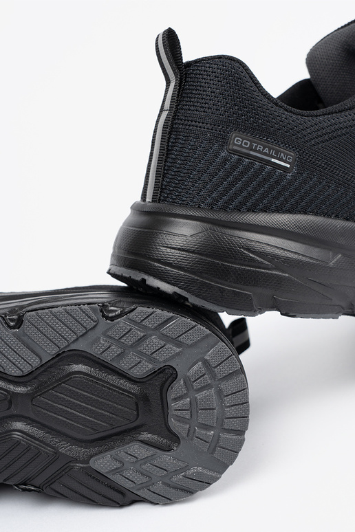 Schwarze Herren-Sport-Schuhe mit...