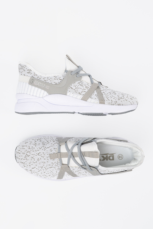 Sportliche weiße-graue Schuhe