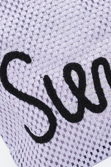 Violette Strandtasche 2