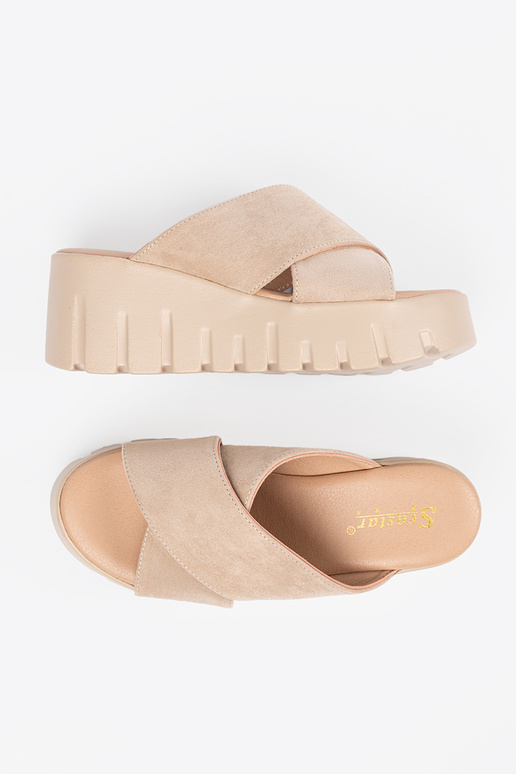 aus INildleder Hausschuhe Frauen auf...