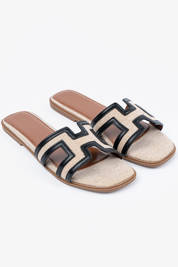 Pantoletten mit dekorativen... 2