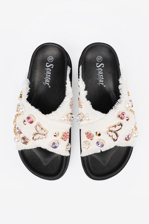 Zueiße Farbe Hausschuhe mit...