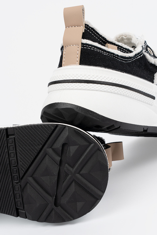 Schwarze Damen Sportschuhe im...