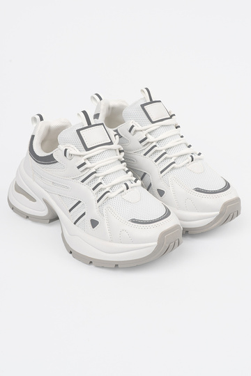 Weiße Damen Schuhe mit... 2