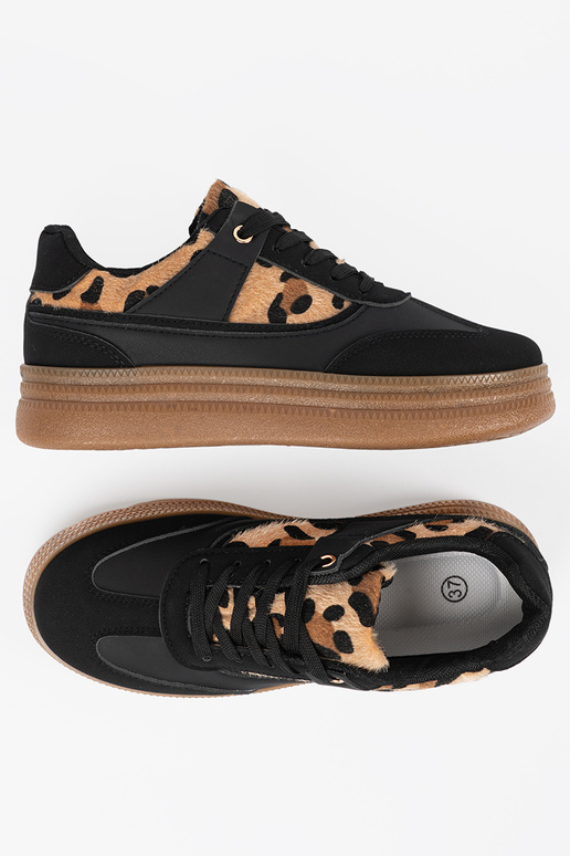 Schwarze sportliche Schuhe für Frauen...