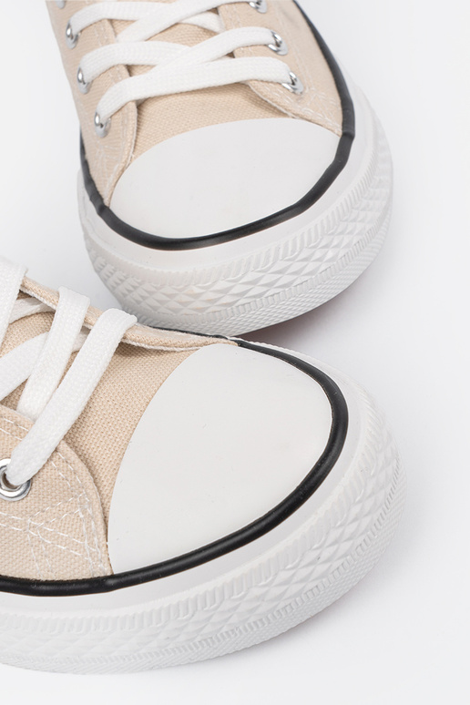 Helle sandfarbene Damen Schuhe im...