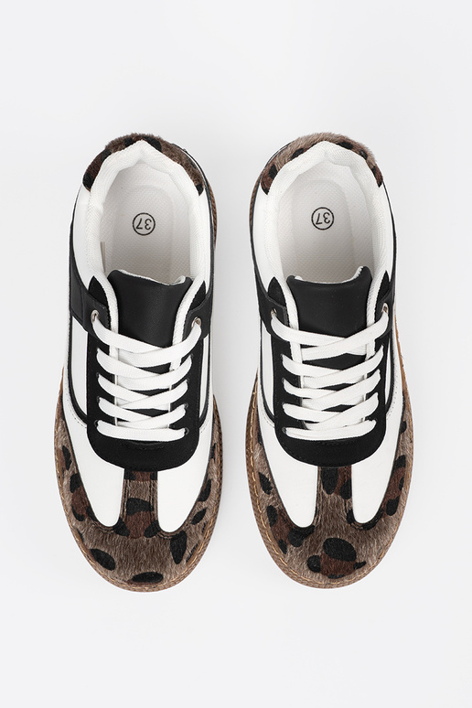 Schwarz-weiße Sportschuhe im...