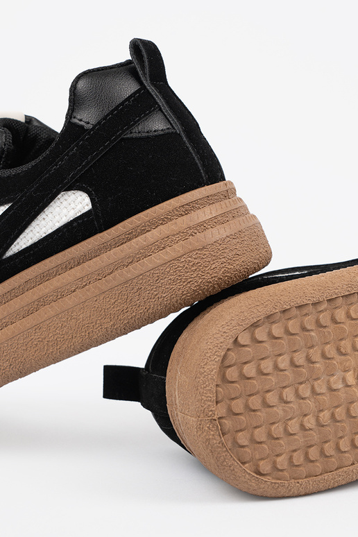 Schwarze Freizeit-Schuhe für Frauen...