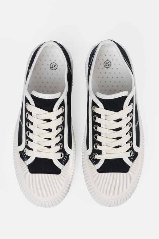 Schwarze Sneakers im Sportstil mit...