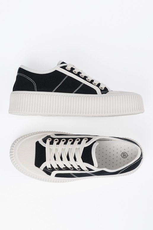 Schwarze Sneakers im Sportstil mit...