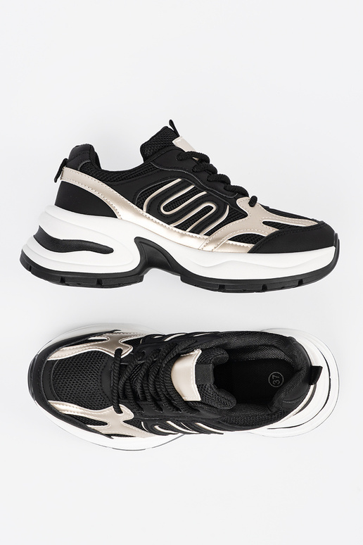 Schwarze Damen Sportschuhe im...