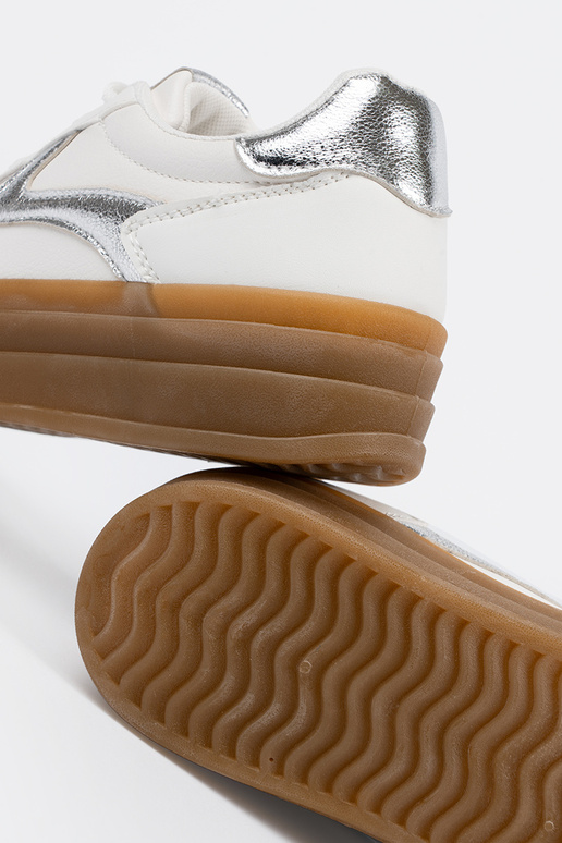 Weiße Damen Sportschuhe im...