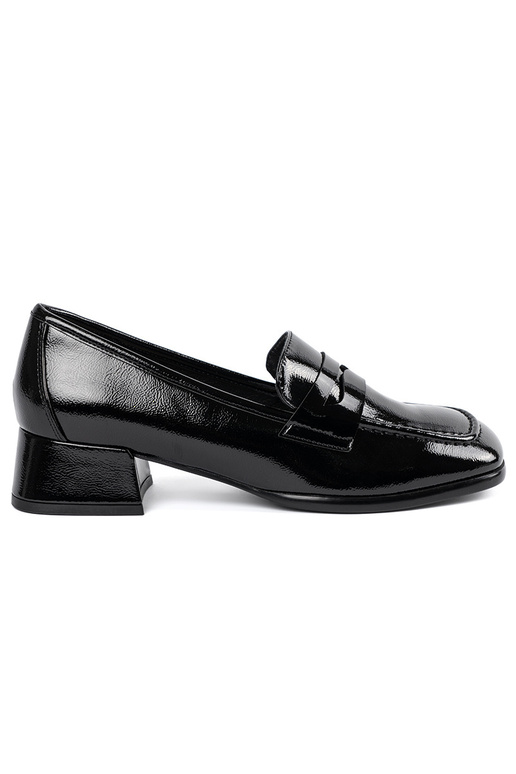 Schwarze Damen Schuhe im Lord-Stil Schwarze Damen Schuhe im Lord-Stil