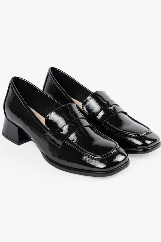 Schwarze Damen Schuhe im Lord-Stil Schwarze Damen Schuhe im Lord-Stil