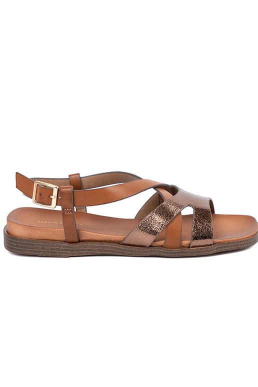 Damen-Sandalen auf weißer Plattform Damen-Sandalen auf weißer Plattform
