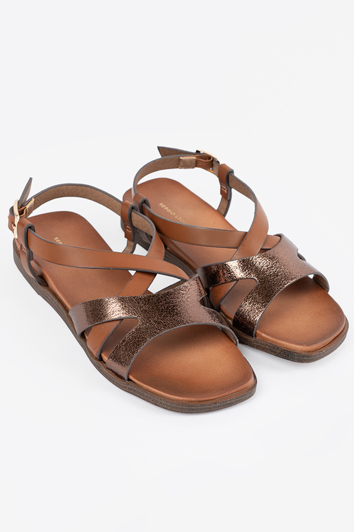 Damen-Sandalen auf weißer Plattform Damen-Sandalen auf weißer Plattform
