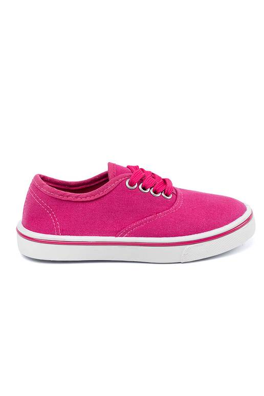Rosa Kinderschuhe mit weißer Sohle Rosa Kinderschuhe mit weißer Sohle
