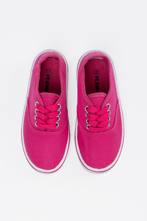 Rosa Kinderschuhe mit weißer Sohle Rosa Kinderschuhe mit weißer Sohle