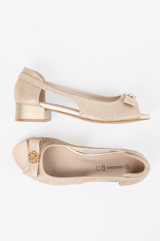 Peeptoes in golden Peeptoes in golden