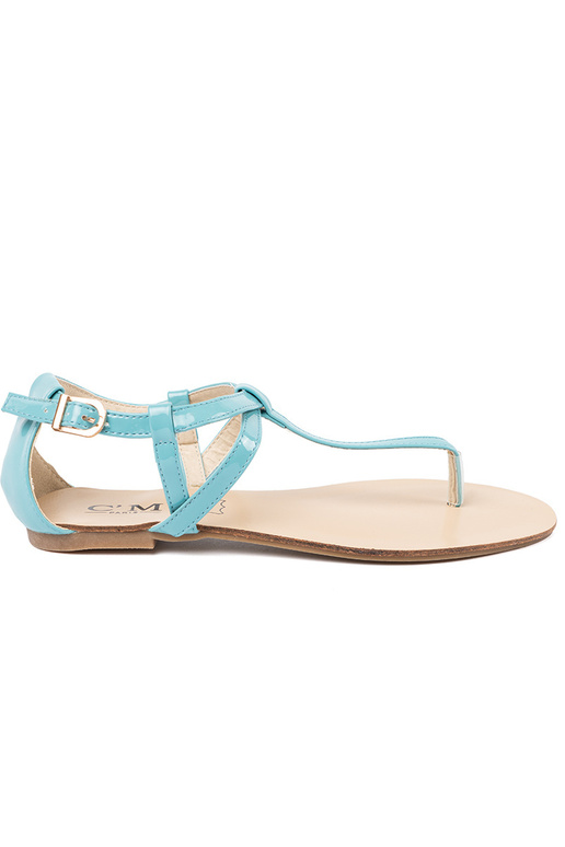 Blaue japanische Sandalen für Frauen