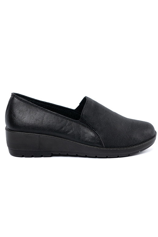 Schwarze Damen Halbschuhe mit Plateau Schwarze Damen Halbschuhe mit Plateau