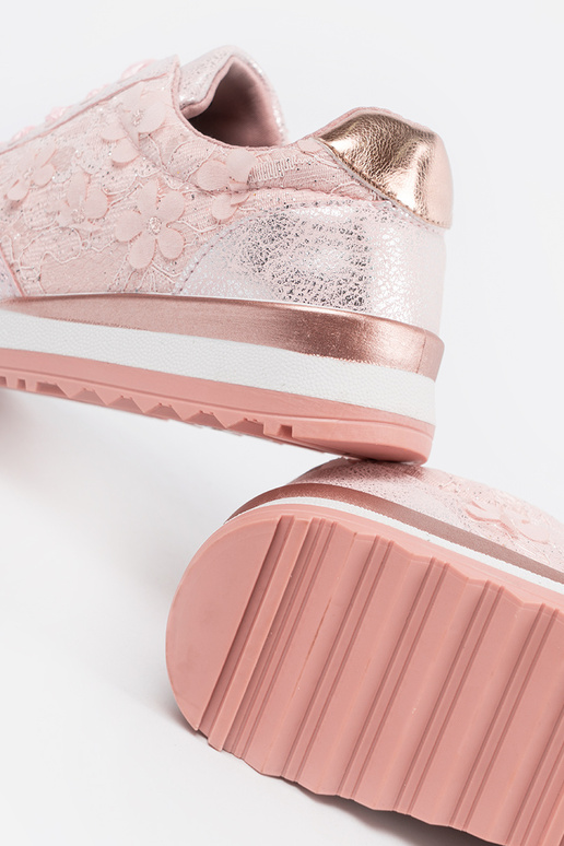 pinke Farbe Sneakers Stilvollllschuhe z kZuiatoZuym motyZuem pinke Farbe Sneakers Stilvollllschuhe z kZuiatoZuym motyZuem