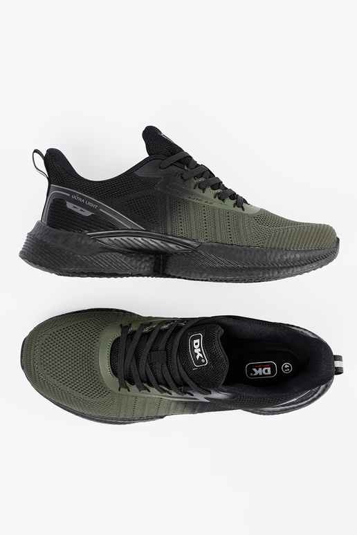 Männlich dunkel grüne Farbe Sportschuhe Männlich dunkel grüne Farbe Sportschuhe