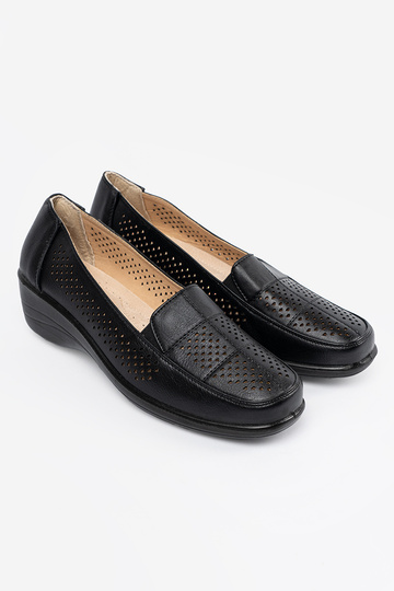 schZuarze Farbe durchbrochen Frauen Schuhe