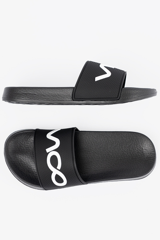 schZuarze Farbe Hausschuhe mit einer Notiz