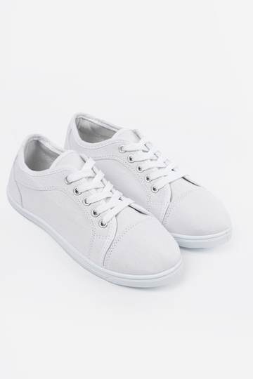 Zueiße Farbe ein Klassiker Schuhe