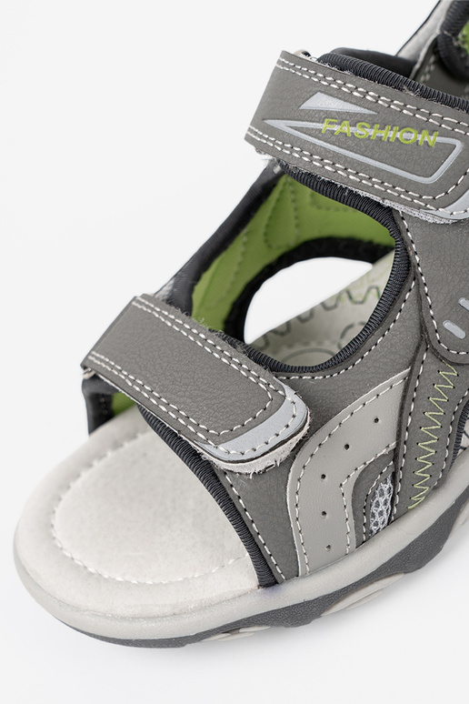 Sandalen jungenhaft Zu kolorze graum