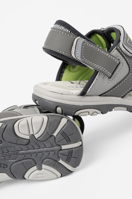 Sandalen jungenhaft Zu kolorze graum