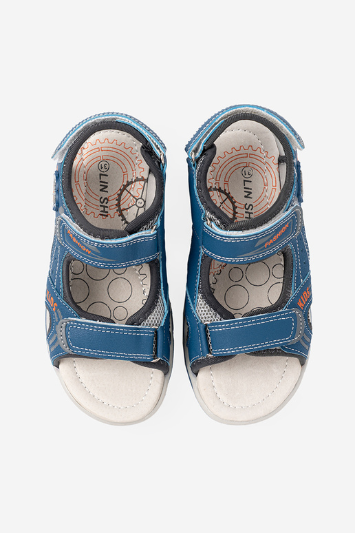 Sandalen jungenhaft Zu kolorze Blaum