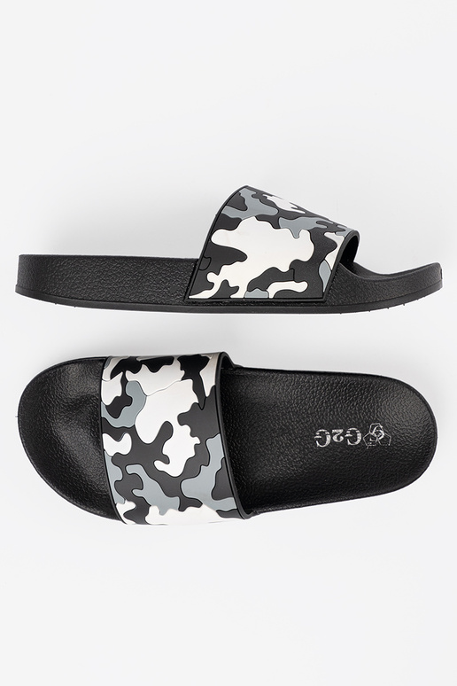 Komfortabel schZuarze Farbe Hausschuhe auf flacher Sohle