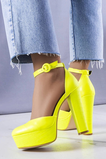 Neon-gelbe Pumps Joy 2