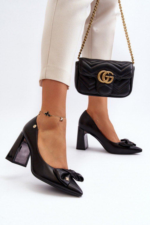 Schuhe mit Absätzen mit Bändern schZuarze Farbe Ariemessa Schuhe mit Absätzen mit Bändern schZuarze Farbe Ariemessa