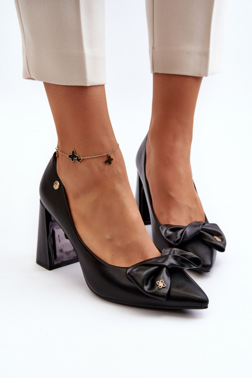 Schuhe mit Absätzen mit Bändern schZuarze Farbe Ariemessa Schuhe mit Absätzen mit Bändern schZuarze Farbe Ariemessa