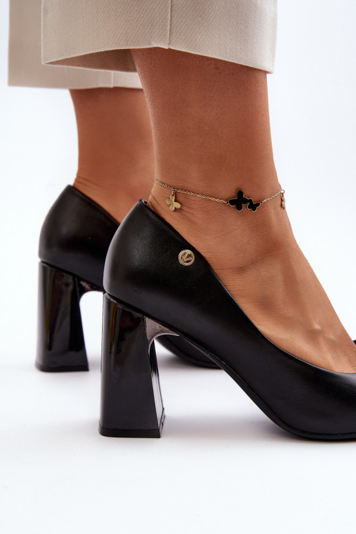 Schuhe mit Absätzen mit Bändern schZuarze Farbe Ariemessa Schuhe mit Absätzen mit Bändern schZuarze Farbe Ariemessa