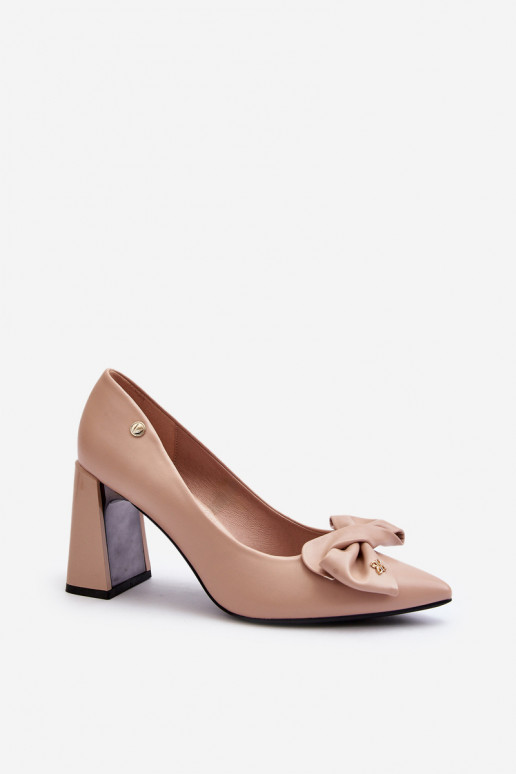 Schuhe mit Absätzen mit Bändern Beige Ariemessa Schuhe mit Absätzen mit Bändern Beige Ariemessa