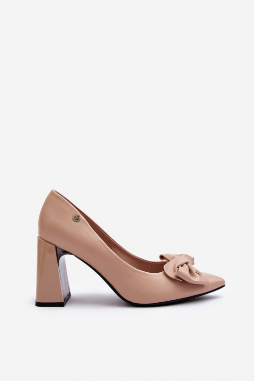 Schuhe mit Absätzen mit Bändern Beige Ariemessa Schuhe mit Absätzen mit Bändern Beige Ariemessa
