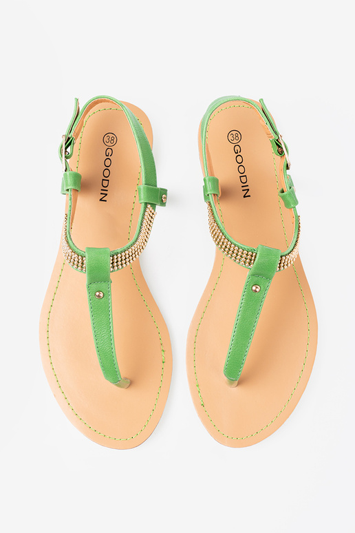 Sandalen Hausschuhe ze goldenm zdobieniem Sandalen Hausschuhe ze goldenm zdobieniem