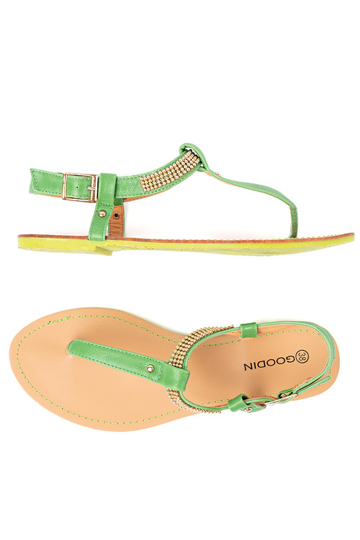 Sandalen Hausschuhe ze goldenm zdobieniem Sandalen Hausschuhe ze goldenm zdobieniem