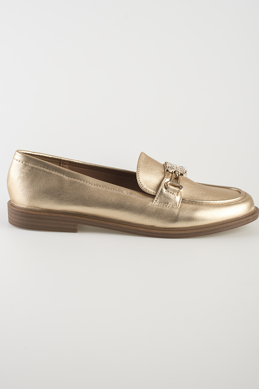 goldene Farbe stilvoll Mokassins für Damen goldene Farbe stilvoll Mokassins für Damen
