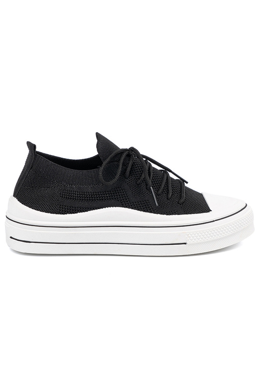 Ein überzeugendes Stilvollll Schuhe schZuarze Farbe z ozdobnym Schnürsenkelm Ein überzeugendes Stilvollll Schuhe schZuarze Farbe z ozdobnym Schnürsenkelm