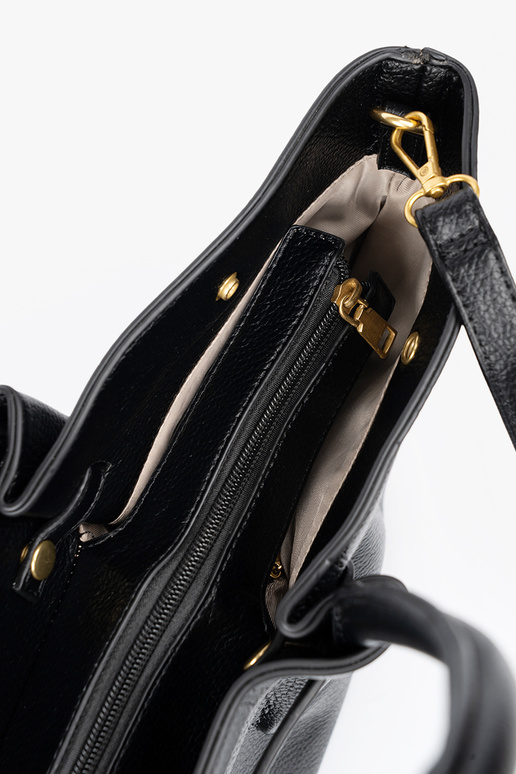 Ein Klassiker shopperka z fakturoZuanej skóry ekologicznej