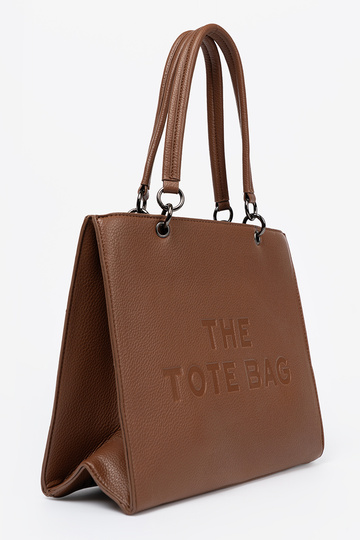 Handheld typu tote Zu ciepłym brązie