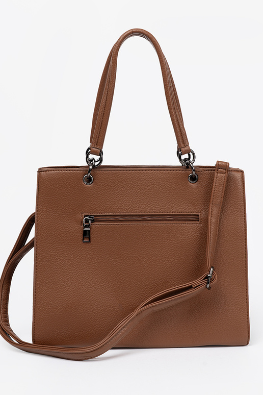 Handheld typu tote Zu ciepłym brązie Handheld typu tote Zu ciepłym brązie