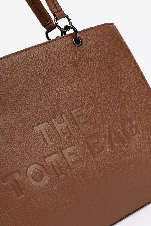 Handheld typu tote Zu ciepłym brązie Handheld typu tote Zu ciepłym brązie